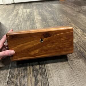 Vintage Lane Mini Cedar Chest Wood Jewelry Box Milan TN McCord Furniture NO KEY